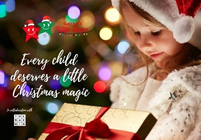 Children's Christmas charity event for kids.