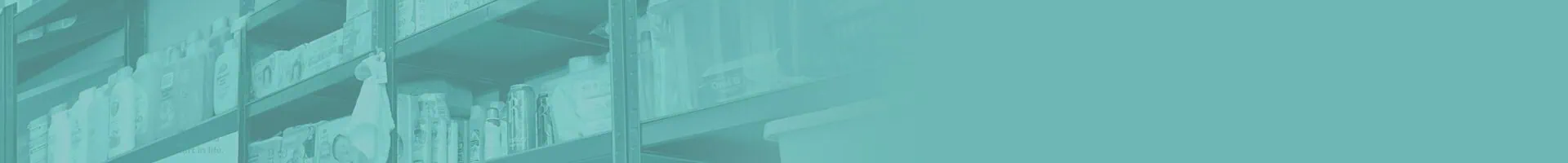 Bundle of items ready to go to families in need