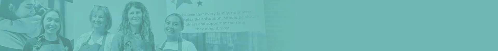 Our team raising awareness for famillies in need