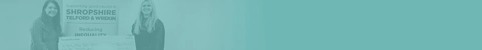 Leanne at event raising money for Little stars charity