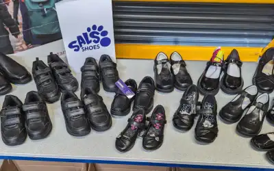 Sal’s Shoes Donates 96 Pairs of Shoes to Little Stars’ Cool for School Campaign