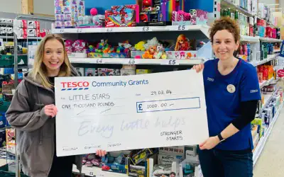 Tesco’s Stronger Starts Campaign Boosts Little Stars’ Community Hubs with £1,000 Grant 
